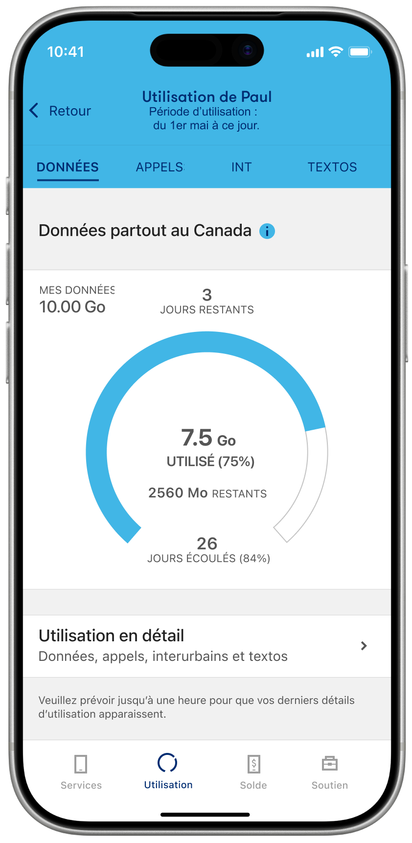 Surveille <br>ton utilisation