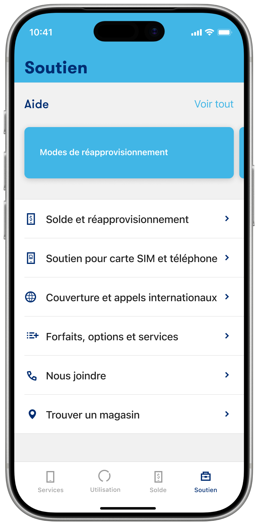 Renseigne-toi sur <br>nos services